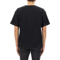 T-SHIRT WITH MAXI OVAL D
