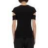 "SLASHED SHRUNKEN" T-SHIRT