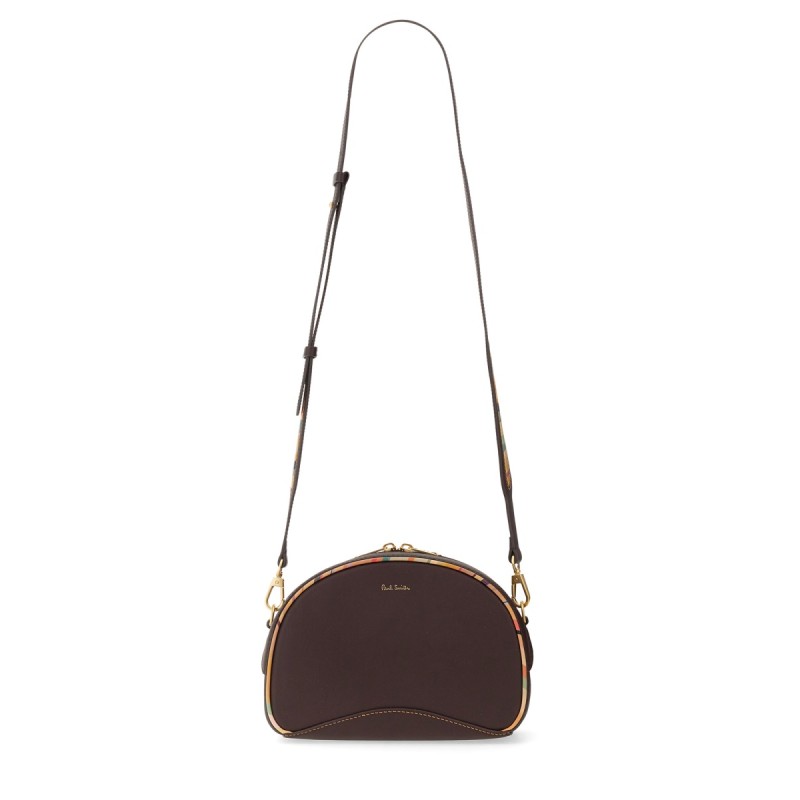 LEATHER "DUSKY SWIRL" BAG