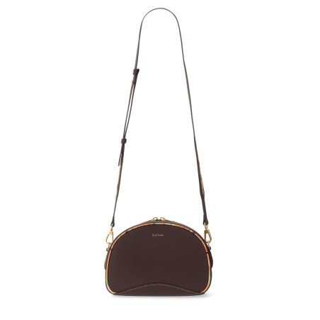 LEATHER "DUSKY SWIRL" BAG