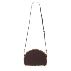 LEATHER "DUSKY SWIRL" BAG