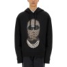 LEOPARD MASK PRINT SWEATSHIRT