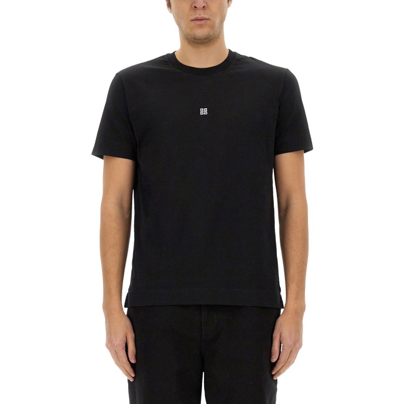 T-SHIRT WITH 4G EMBROIDERY