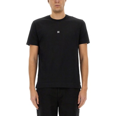 T-SHIRT WITH 4G EMBROIDERY