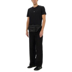 T-SHIRT WITH 4G EMBROIDERY