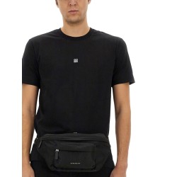T-SHIRT WITH 4G EMBROIDERY