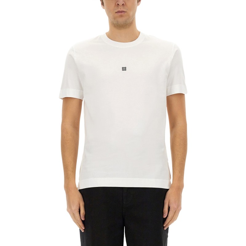 T-SHIRT WITH 4G EMBROIDERY