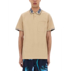POLO SHIRT WITH BAROQUE OUTLINE COLLAR