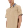 POLO SHIRT WITH BAROQUE OUTLINE COLLAR
