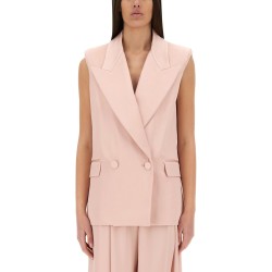 DOUBLE-BREASTED SLEEVELESS JACKET
