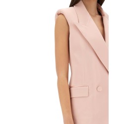 DOUBLE-BREASTED SLEEVELESS JACKET