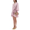 SILK MINI WRAP DRESS
