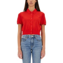 CROPPED POLO CARDIGAN