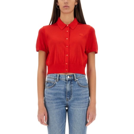 CROPPED POLO CARDIGAN