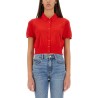 CROPPED POLO CARDIGAN