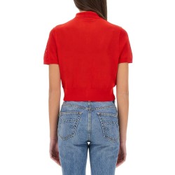 CROPPED POLO CARDIGAN
