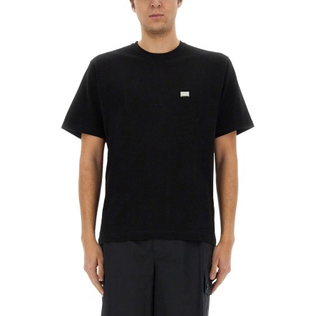 COTTON T-SHIRT WITH PLAQUE