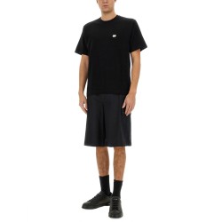 COTTON T-SHIRT WITH PLAQUE