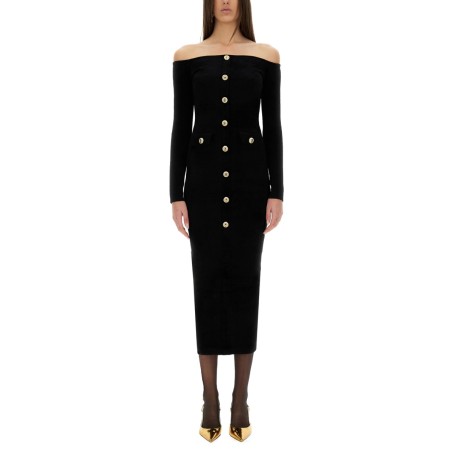 CHENILLE MIDI DRESS