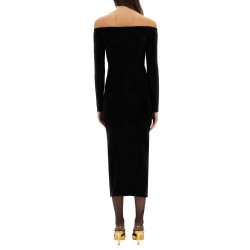 CHENILLE MIDI DRESS