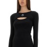 MINI DRESS WITH "MOON" LOGO