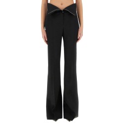 TAILORED PANTS WITH WAIST LAPELS