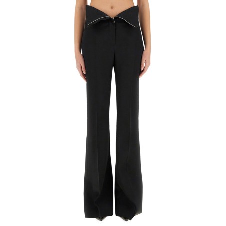 TAILORED PANTS WITH WAIST LAPELS