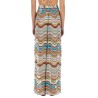KNIT COVER-UP PANTS WITH LAMÉ WAVE PATTERN