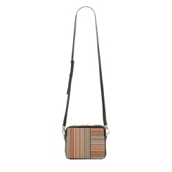 "SIGNATURE STRIPE" SHOULDER BAG
