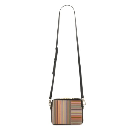 "SIGNATURE STRIPE" SHOULDER BAG