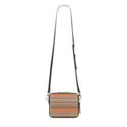 "SIGNATURE STRIPE" SHOULDER BAG