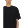 "THIS IS AUTHENTIC" MASK PRINT T-SHIRT