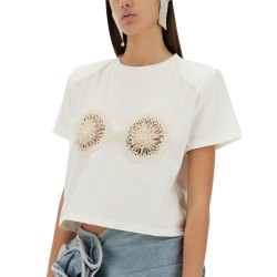 T-SHIRT WITH CROCHET BRA