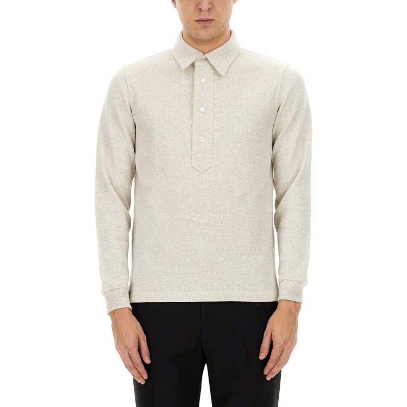 COTTON BLEND POLO SHIRT