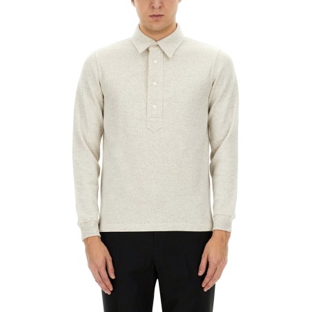 COTTON BLEND POLO SHIRT