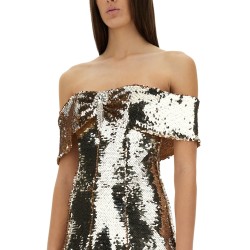 MINI DRESS WITH SEQUINS