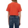 ICE-CREAM PRINT CROPPED T-SHIRT
