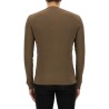 RIBBED "HENLEY" T-SHIRT