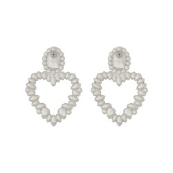 "CRYSTAL HEART" EARRINGS