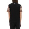 T-SHIRT WITH ZIG ZAG KNIT SLEEVES