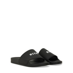 SLIDE SANDAL WITH LOGO