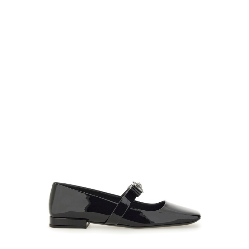 PATENT LEATHER BALLERINA "GIANNI RIBBON"