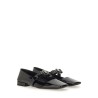 PATENT LEATHER BALLERINA "GIANNI RIBBON"