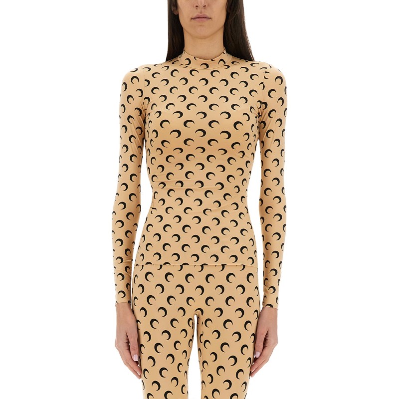 "MOON" TURTLENECK T-SHIRT
