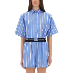 STRIPED CROPPED SHIRT