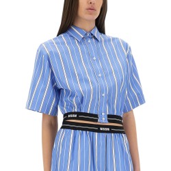 STRIPED CROPPED SHIRT