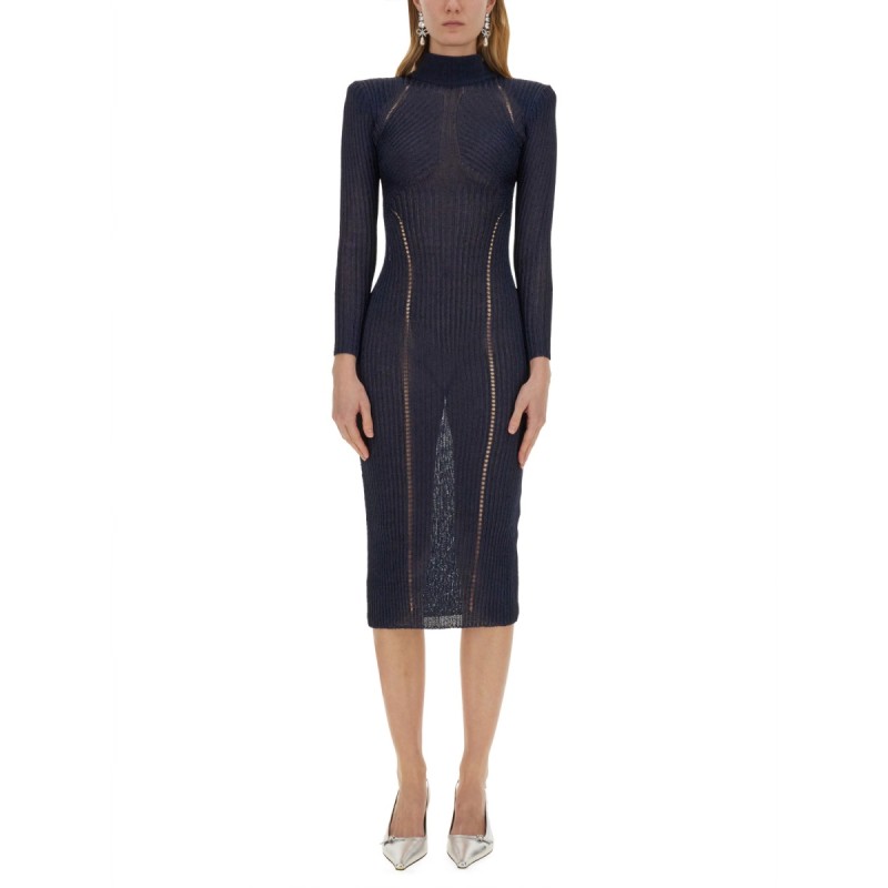 LUREX KNIT MAXI DRESS