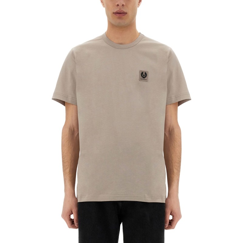 T-SHIRT WITH LOGO PATCH