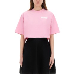 CROPPED T-SHIRT WITH LOGO