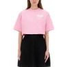 CROPPED T-SHIRT WITH LOGO